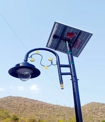Decorative outdoor solar lighting